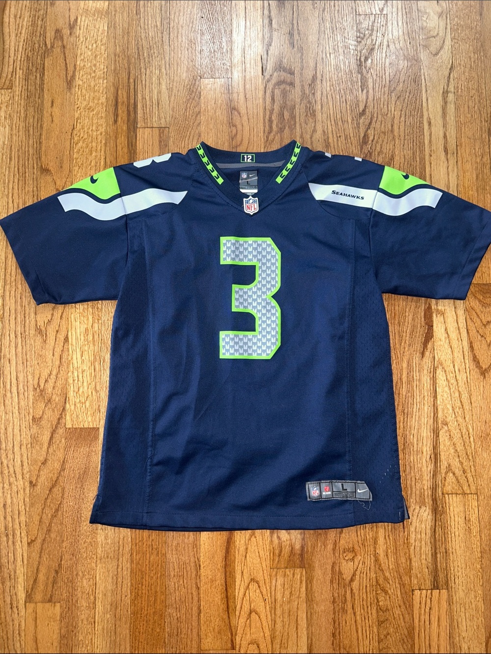 Russell Wilson Seattle Seahawks Nike Game Player Jersey – College Navy